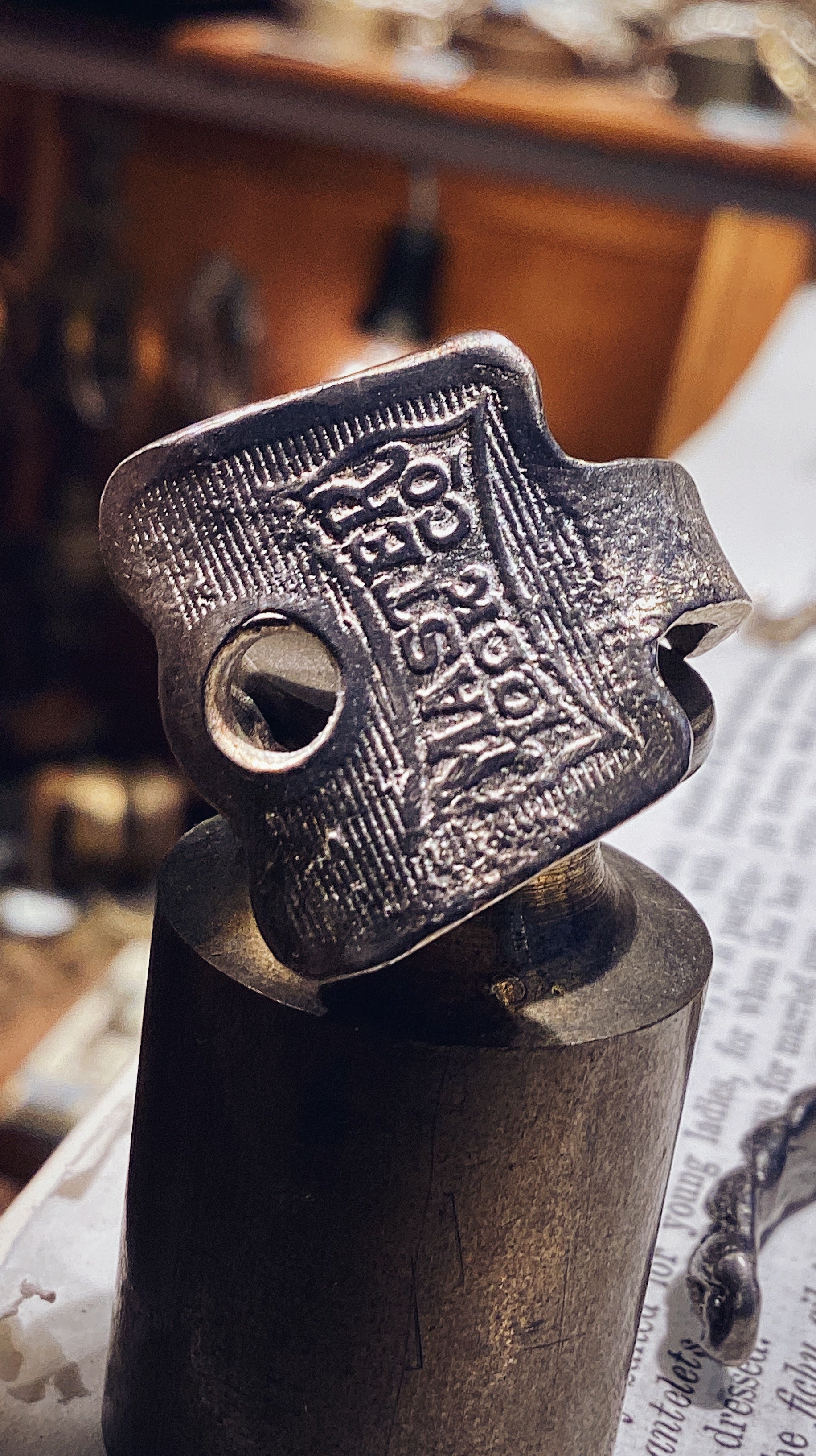 Vintage Silver Key Ring (Master Lock)