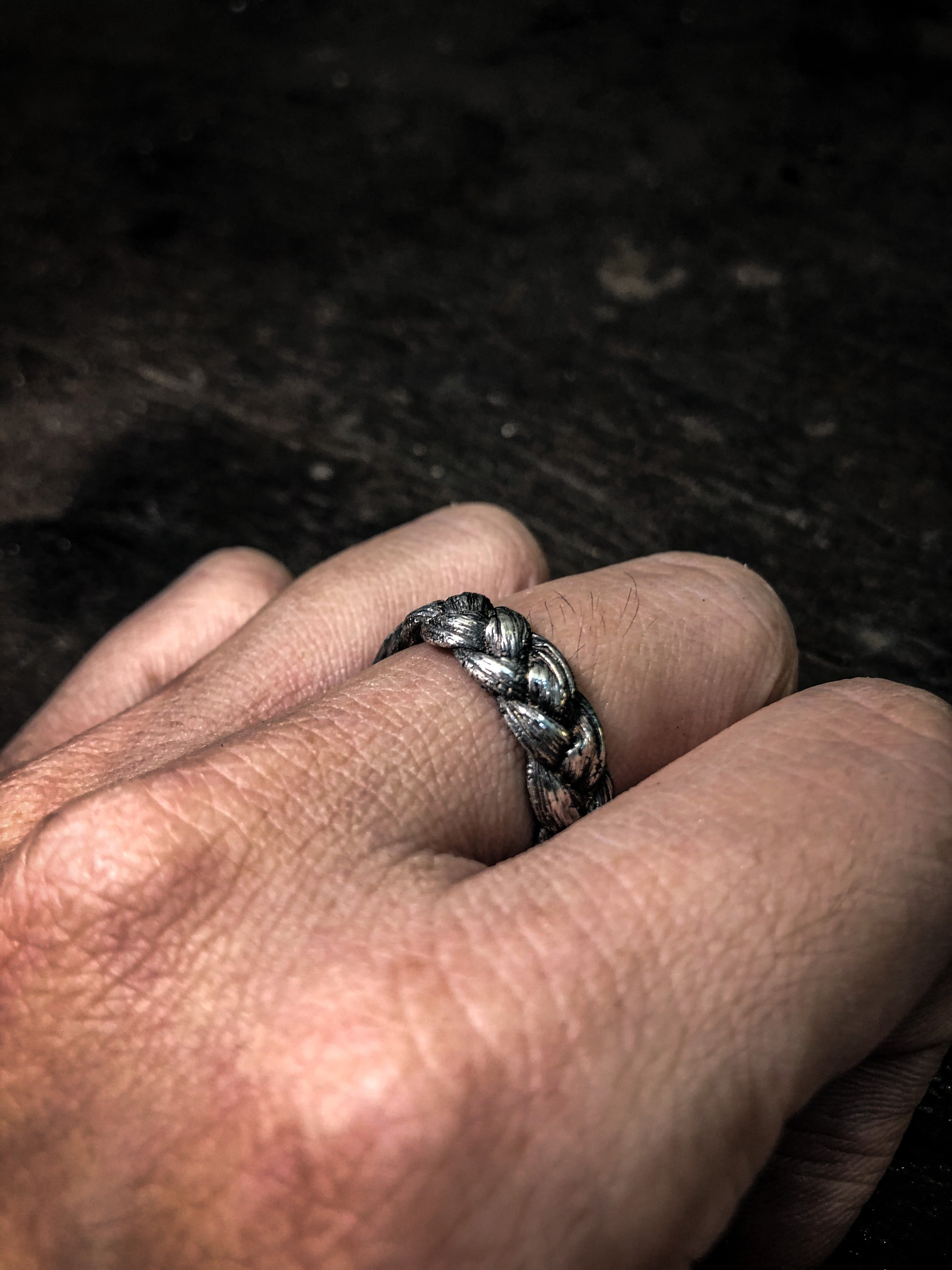 Silver Rattan Ring