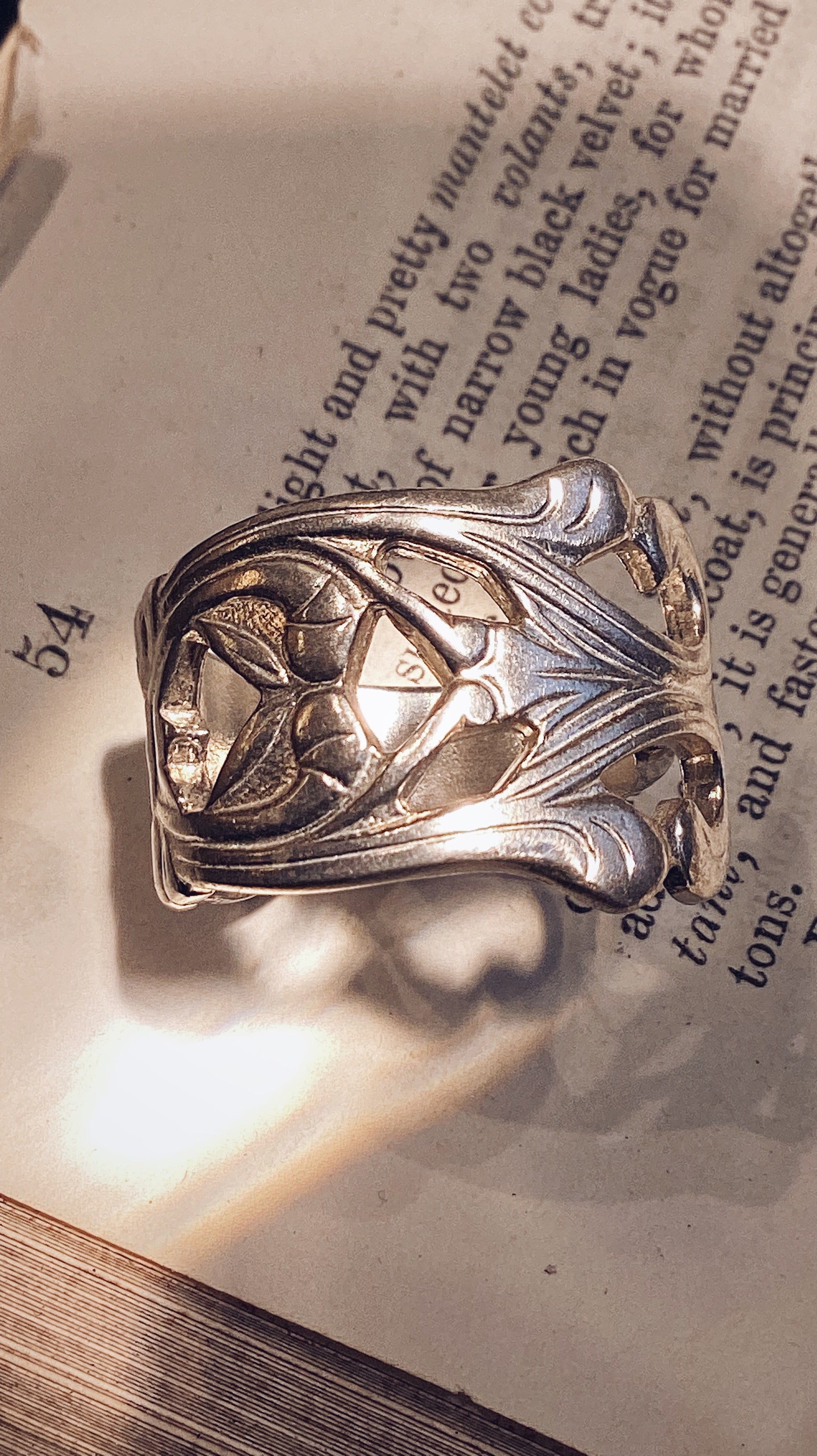Icelandic Vintage Silver Spoon Ring 002