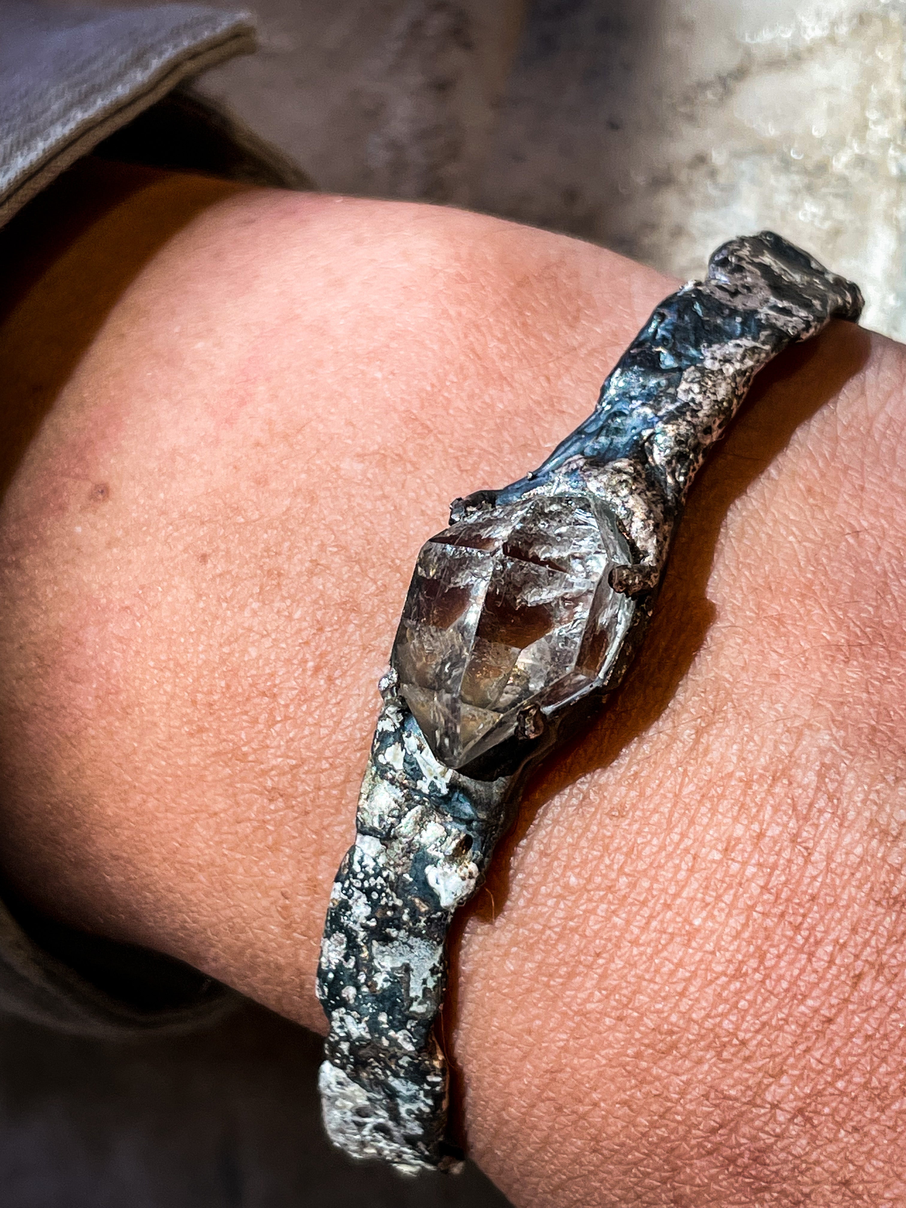 Herkimer Diamond Quartz Bracelet – GURU CRYSTALS