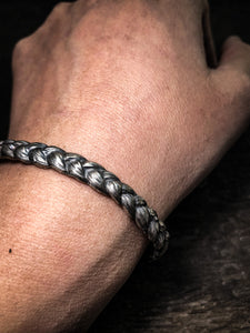 Silver Rattan Bracelet