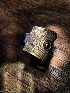 Vintage Brass Key Ring (Master Lock)